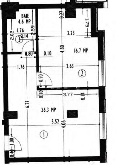Apartament 2 camere, constructie cu CF, zona Marasti - 6