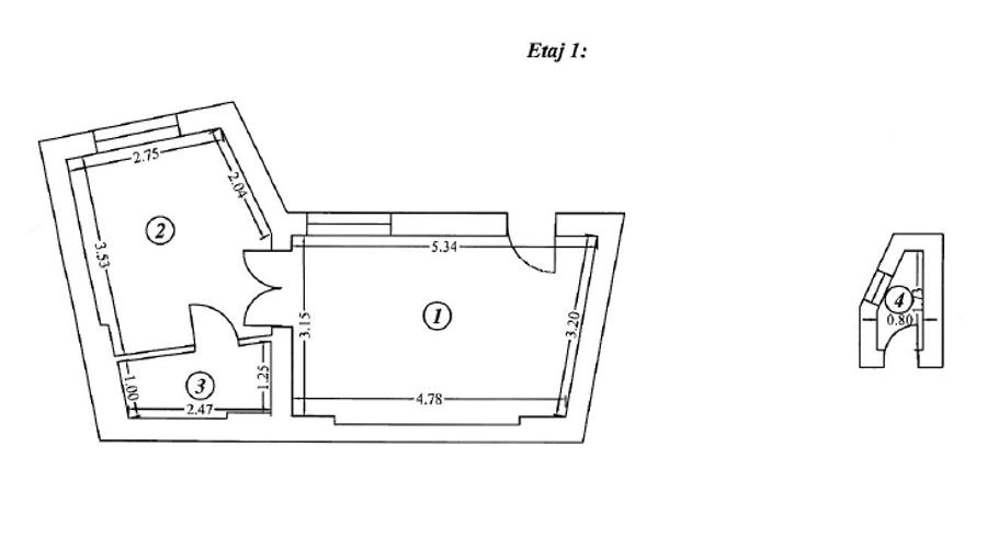 Apartament 2 camere | Vilă lângă Cișmigiu | Centrală proprie | 500€ - 8