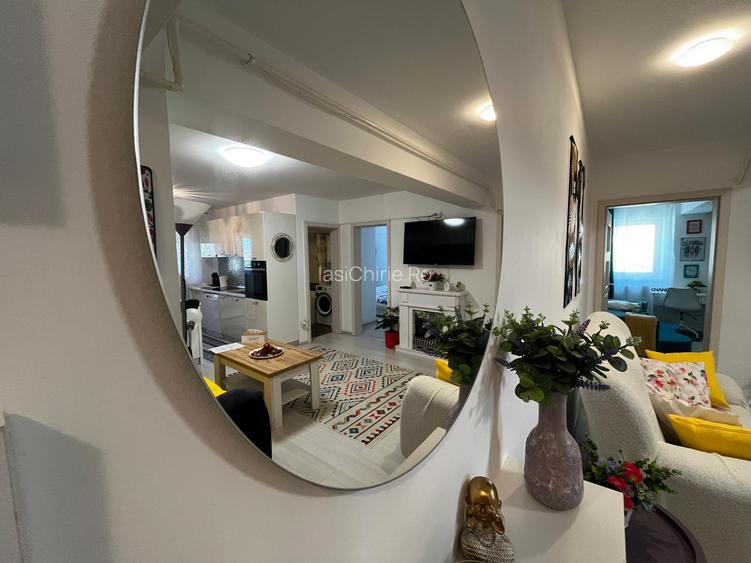Apartament de inchiriat,  3 camere, semidecomandat, 60 mp, Valea Adanca - 7