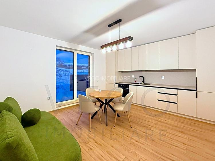 Apartament nou 2 camere, terasa 23 mp, garaj, Beta Residence Chinteni - 3