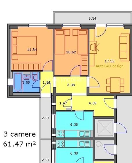 Berceni - Bulevardul Obregia - Apartament 3 camere decomandat - 9