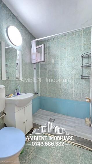 Apartament cu 3 camere, etaj 4, mobilat, zona CENTRU - BUIUM; - 8