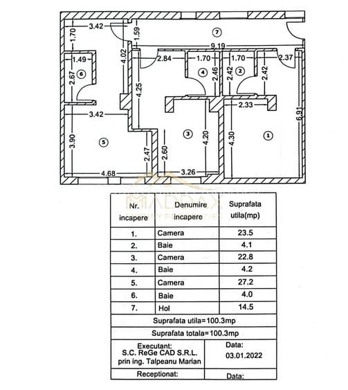Apartament cu 4 camere / Posibilitate investitie / Arcul de Triumf - 1