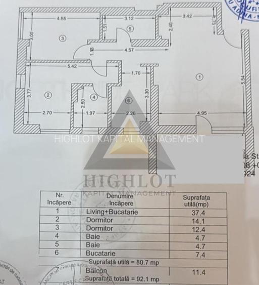 3 camere PANORAMA Residence Sisesti 2 Cocosi - 18