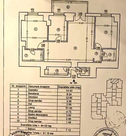 Apartament 3 Camere | Mobilat & Utilat | 91 mp | Upground Residence - 8