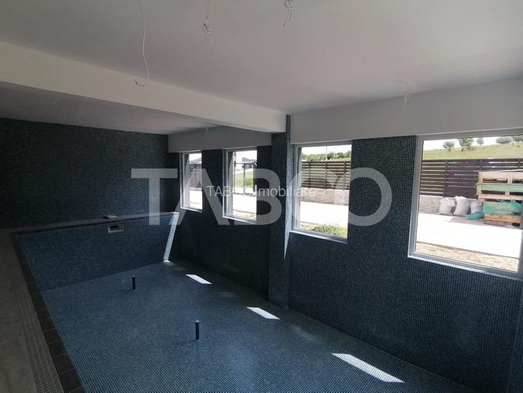 Casa moderna de inchiriat 5 camere cu teren si piscina Cisnadie - 11