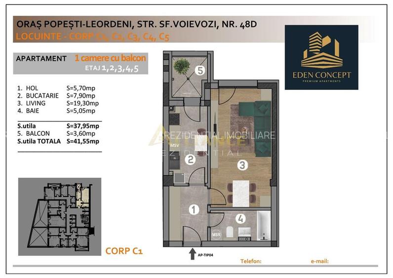 NOU Apartament 2 camere Popesti Leordeni - 7