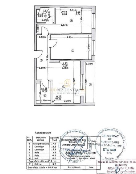 Apartament 3 camere premium –bloc boutique, 500 m de metrou Aparatori - 1