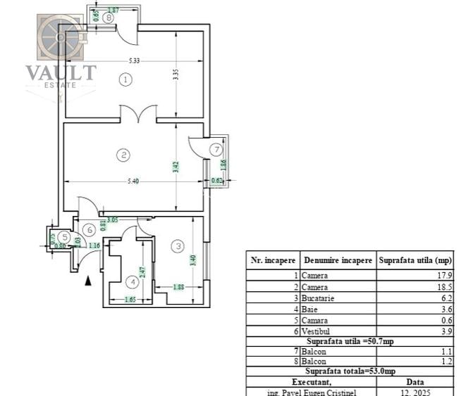 Apartament 2 camere -  zona GIURGIULUI - 1