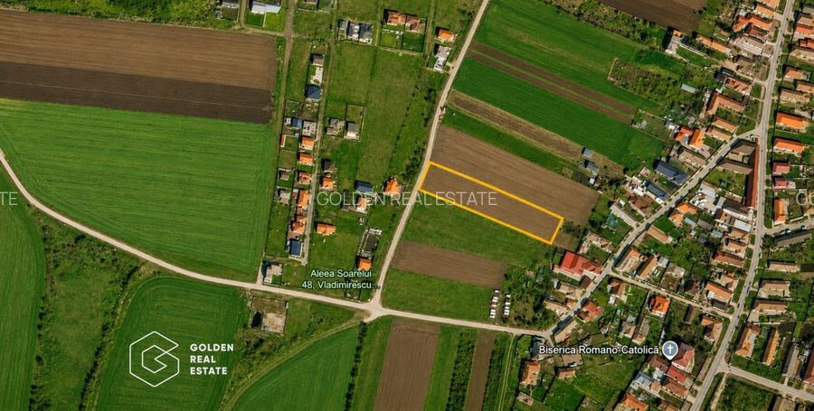 Teren intravilan, 5300 mp, Localitatea Vladimirescu, comision 0% - 3