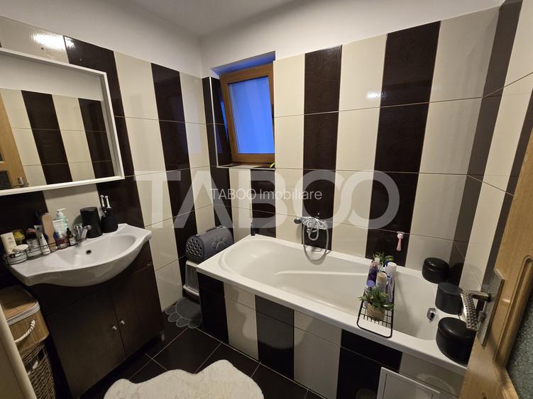 Apartament 3 camere de vanzare decomandat mobilat utilat Tilisca Sibiu - 8