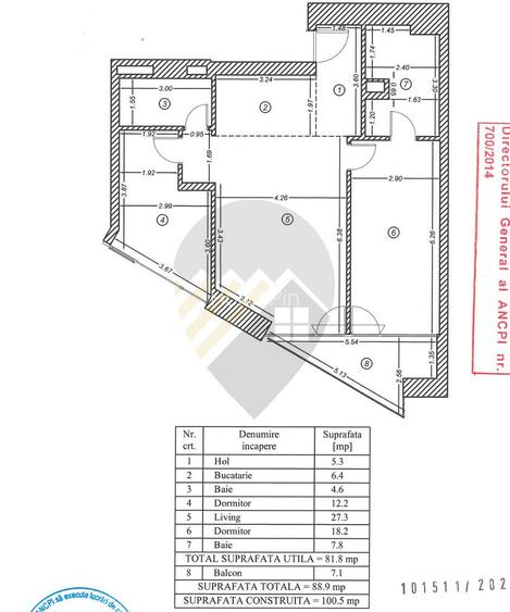 Apartament 3 camere - mobilat + parcare - One Verdi Park - 1