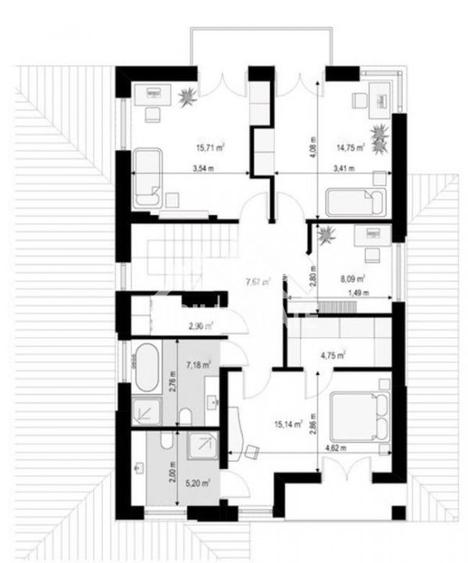 Casa individuala SIBIU, Selimbar, camere mari, 4 bai, garaj - 7