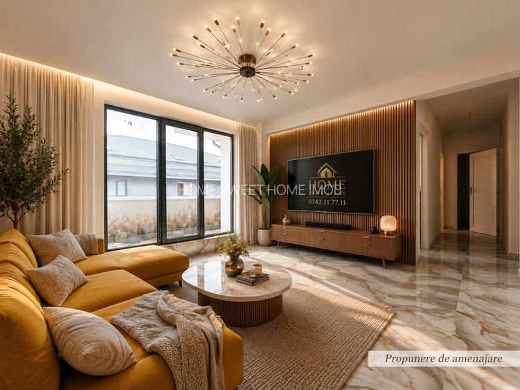 Apartament luminos 3 camere | 2 bai | Bucatarie inchisa | Comision 0 - 3