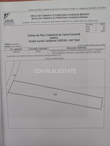 De vanzare teren extravilan BOD SAT - 4