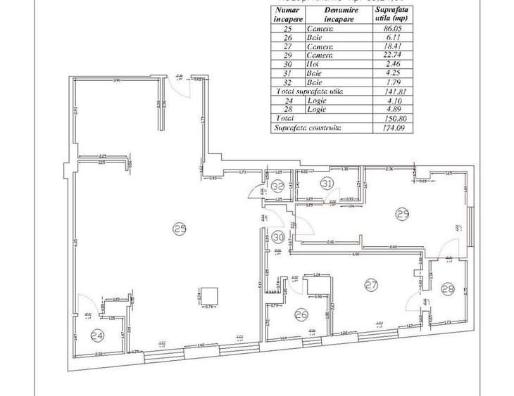 3 CAMERE+BIROU HERASTRAU  142 MP UTILI  PARCARE - 21
