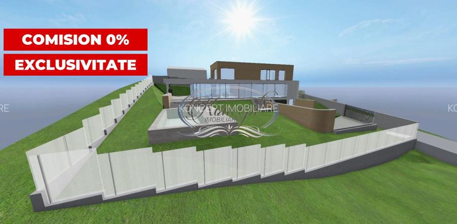 Exclusivitate 0% comision - Teren cu autorizatie pentru casa cu piscina - 7