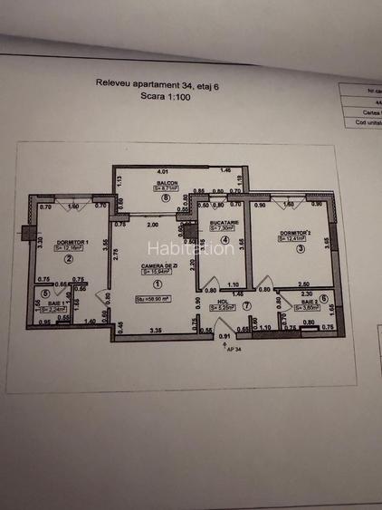 3 camere, dormitor cu baie proprie – Braytim - 34