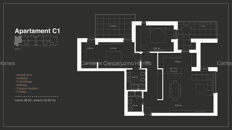 5 Apartamente noi cu 2 camere in proiectul www.cchomes.ro Iancu Nicolae/Pipera - 3