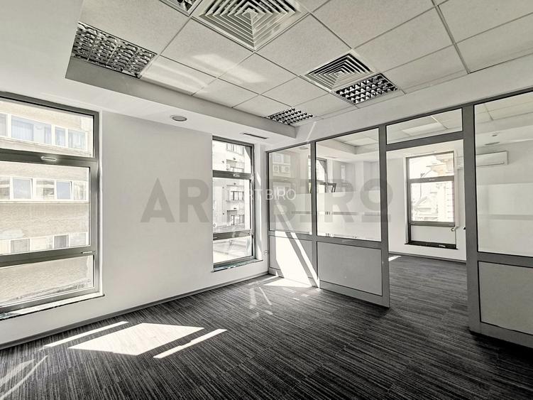 Zero comision, 260-682mp birou mobilat, move-in ready, Romana, 6' metrou - 7