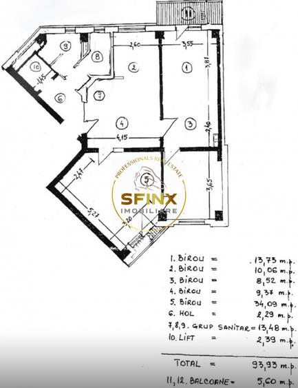 Spatiu birouri 100 mp  Natiunile Unite/ renovat/ mobilat - 9