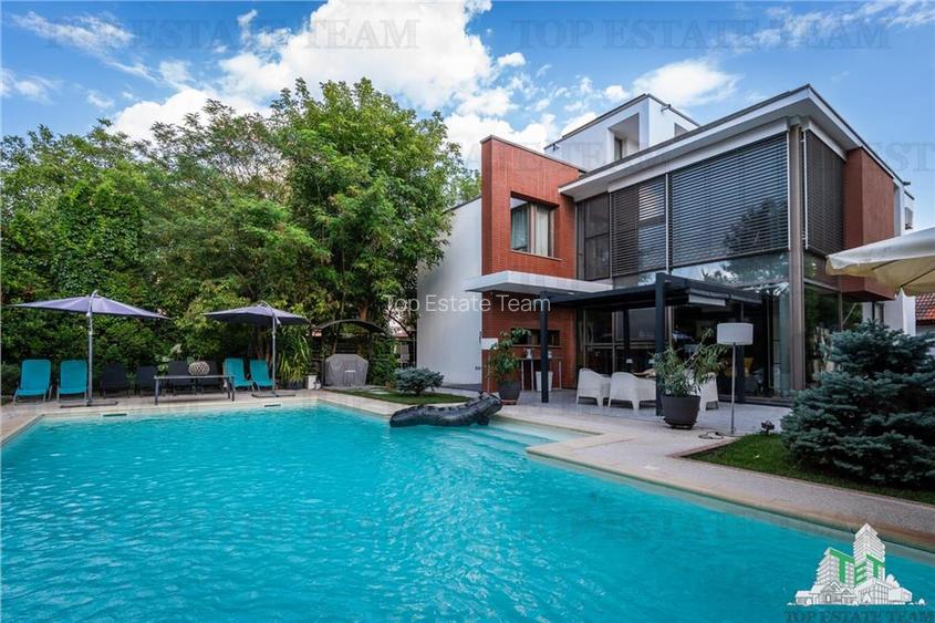 Vila premium cu 7 camere, de inchiriat cu piscina privata si terasa de 90 mp, si - 2