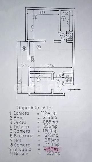 2 camere, Spicu – ideal renovare, centrală nouă - 9