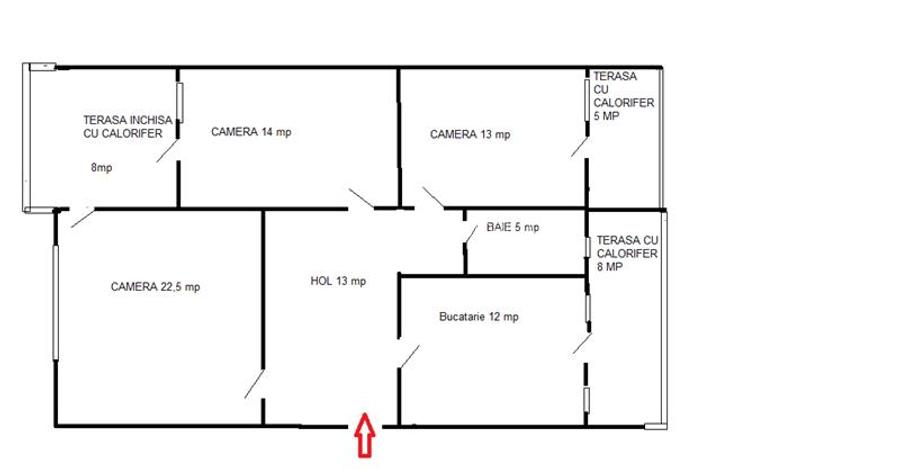 Tur 3D! Rezidential pe 125mp, 3 terase inchise, Centrul Civic, Brasov - 9