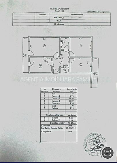 75.000 Euro NEGOCIABIL, 3 camere, liber, decomandat, Gradina Publica - 4