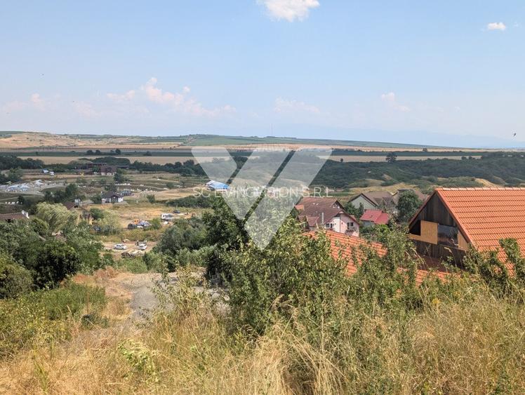 Teren intravilan 1670 mp cu vedere spre lacuri Ocna Sibiului - 6