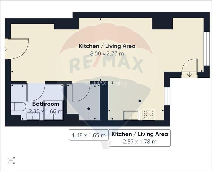 Garsoniera spatioasa de vanzare in zona P-ta Alba Iulia - 11