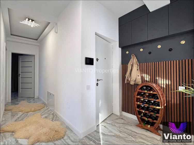 APARTAMENT 2 CAMERE MOBILAT SI UTILAT CU BALCON | VEDERE LIBERA | LOC DE PARCARE - 10