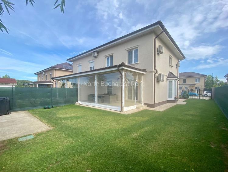 Vila De Inchiriat | Ansamblu Privat | Curte Mare | Corbeanca - 2