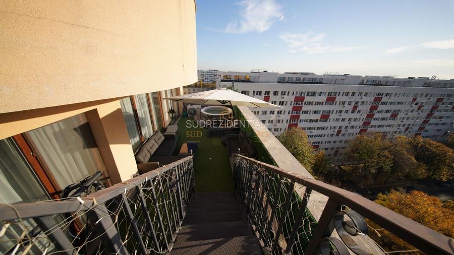 Penthouse modern cu terase și priveliște panoramică – Piața Sudului - 20