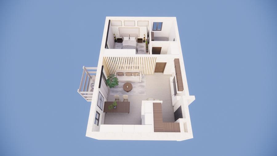 Apartament 2 camere, langa Shopping City, etaj 3, bloc cu lift, parcare. - 12