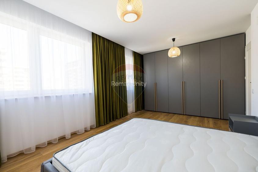 Apartament 2 camere în Urban Plaza. Vedere spre parc. Mobilat complet. - 11