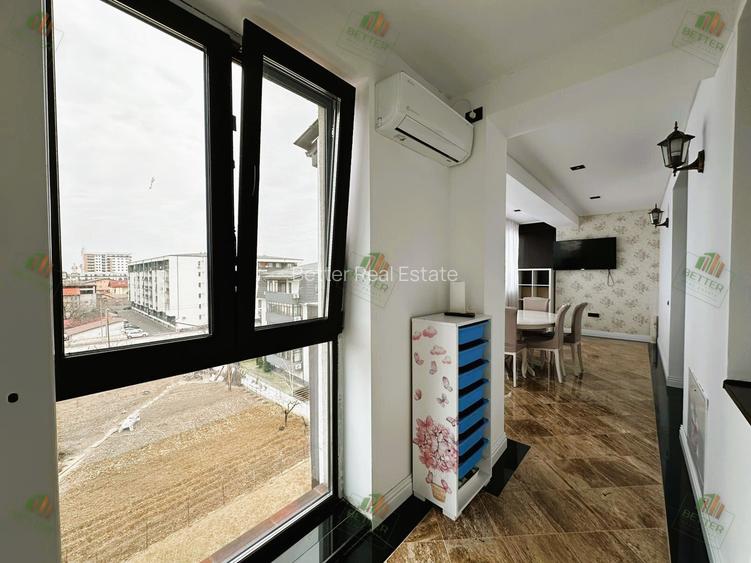Penthouse de închiriat | 120 mp, terasă | Parcare inclusă, Sector 4 - 9