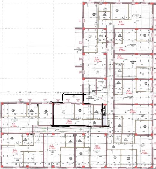 Apartament 44,60mp, tip studio in cartierul Europa - 2