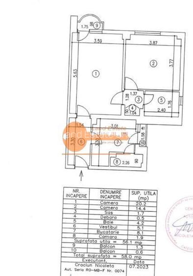 Apartament cu 2 camere- 2 minute de Parc Tineretului - 8
