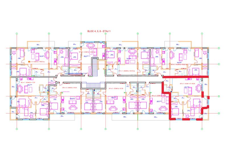 Apartament 4 camere – str. Doamna Stanca, Șelimbăr, bloc finalizat, parcare - 4