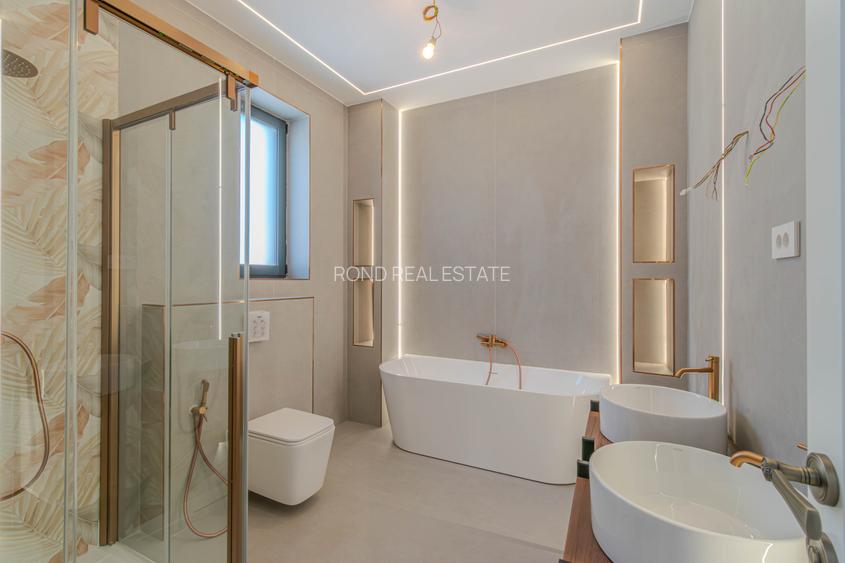 Vile finalizate,piscina, carport, fotovoltaice, proiect amenajare, finisaje lux - 24