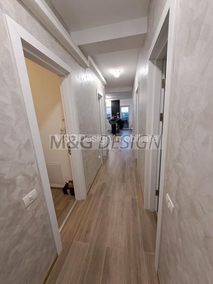 3 camere  bloc nou, 80 mp utili , balcon de 20 m - 21