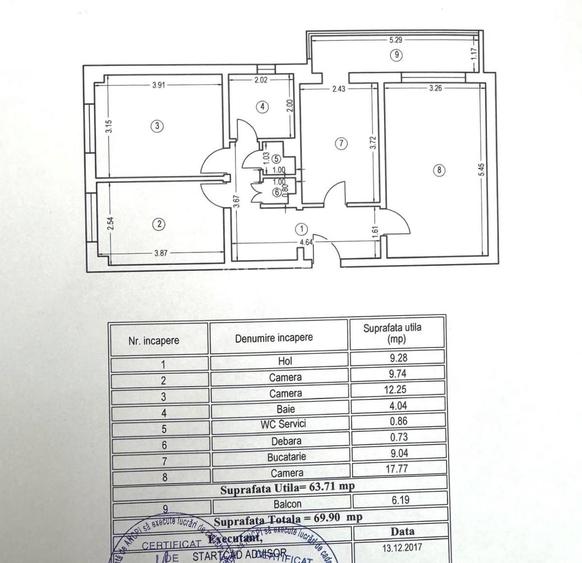 Delfinariu | 3 camere si doua bai la situat la bulevard - 9