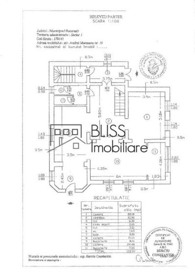 Vilă interbelică renovată cu 440 mp utili și curte privată