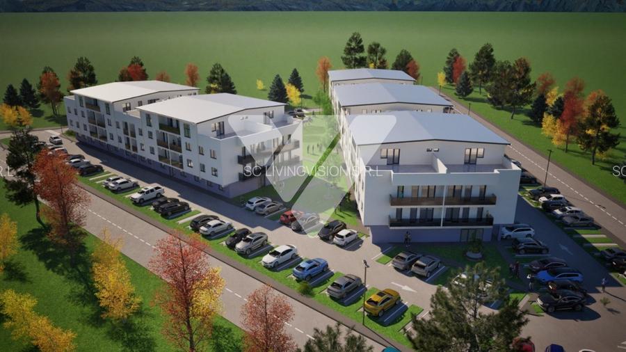 Apartament nou 3 camere cu balcon parcare etaj 2 in Selimbar Sibiu - 3