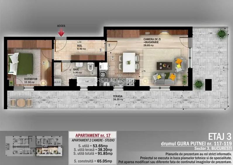 Theodor Pallady Apartament 2 camere Nicolae Teclu - 4