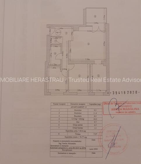 Apartament 3 camere Barbu Văcărescu | Parcul Verdi | Parcare - 1