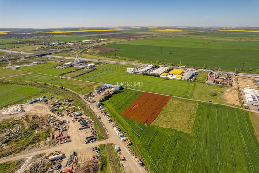 Palas vaporas, teren industrial logistic acces facil Autostrada - 9