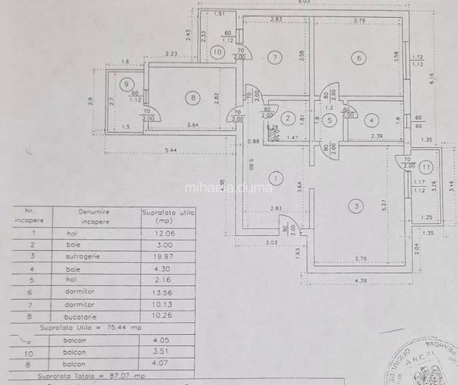 Vânzare apartament 3 camere strada Eroilor nr 8 , zona Sala Sporturilor  - 5