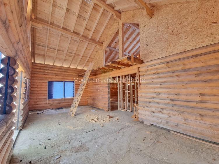 Cabana din bușteni la rosu pe teren 722 mp, Bod COMISION 0 - 6